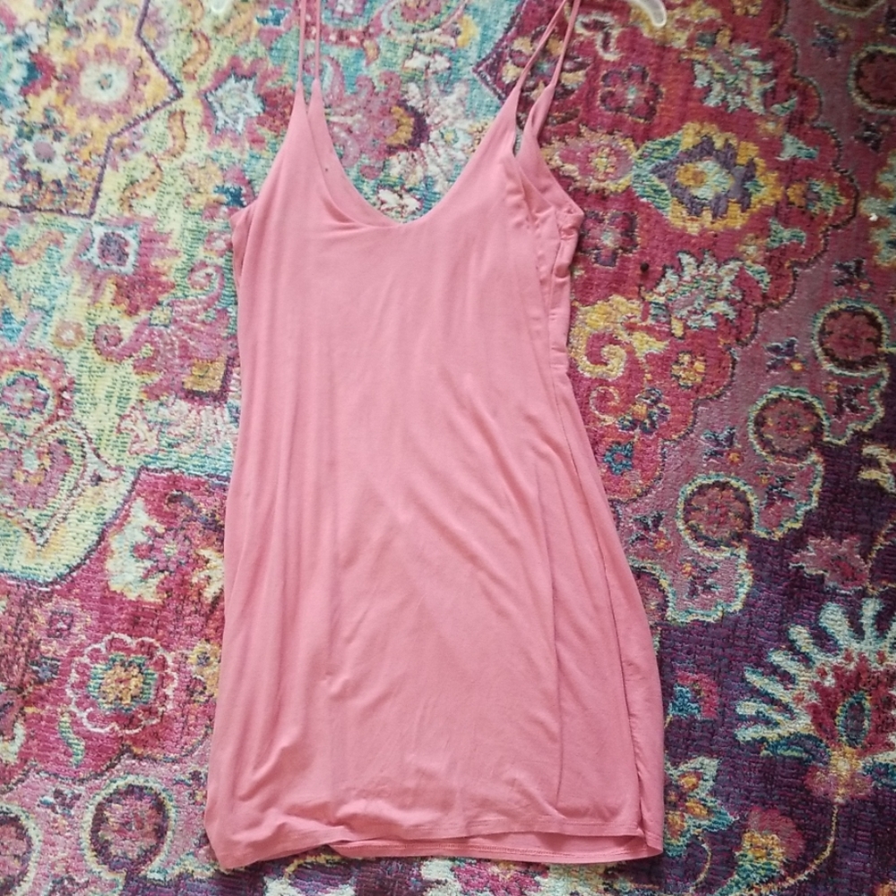 Fashion nova strapless pink bodycon xs